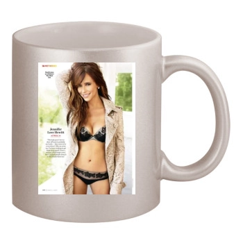 Jennifer Love Hewitt 11oz Metallic Silver Mug