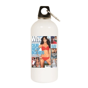 Jennifer Love Hewitt White Water Bottle With Carabiner