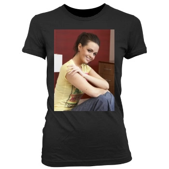 Jennifer Metcalfe Women's Junior Cut Crewneck T-Shirt