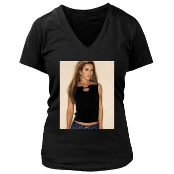 Jennifer Walcott Women's Deep V-Neck TShirt