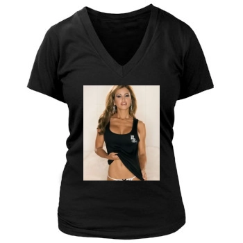 Jennifer Walcott Women's Deep V-Neck TShirt