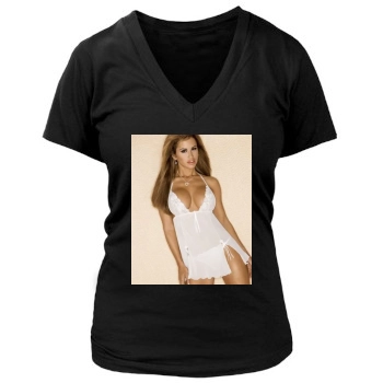 Jennifer Walcott Women's Deep V-Neck TShirt