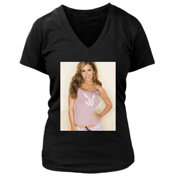 Jennifer Walcott Women's Deep V-Neck TShirt