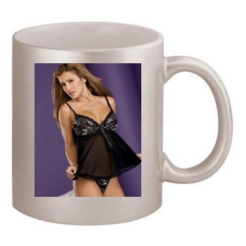 Jennifer Walcott 11oz Metallic Silver Mug