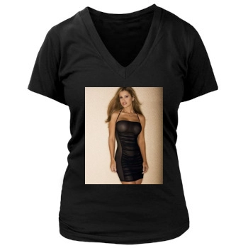 Jennifer Walcott Women's Deep V-Neck TShirt