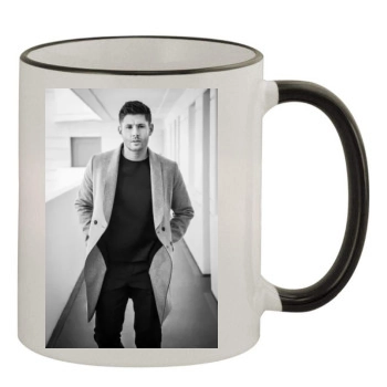 Jensen Ackles 11oz Colored Rim & Handle Mug