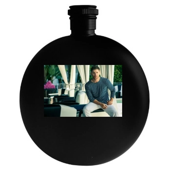 Jensen Ackles Round Flask