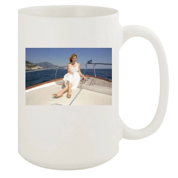 Jessica Biel 15oz White Mug