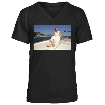 Jessica Biel Men's V-Neck T-Shirt