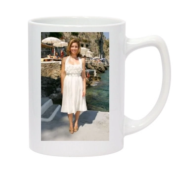 Jessica Biel 14oz White Statesman Mug