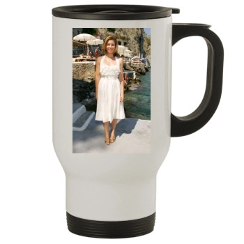 Jessica Biel Stainless Steel Travel Mug