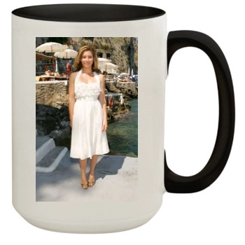 Jessica Biel 15oz Colored Inner & Handle Mug