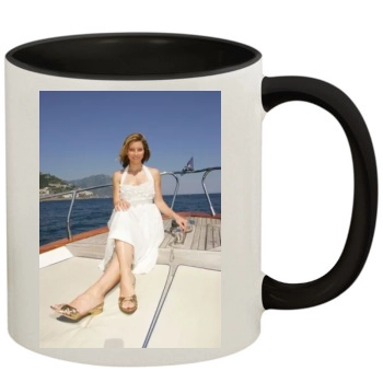 Jessica Biel 11oz Colored Inner & Handle Mug