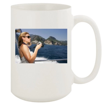 Jessica Biel 15oz White Mug