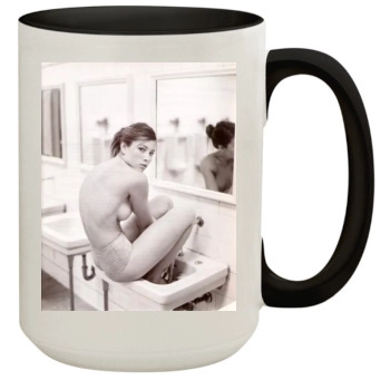 Jessica Biel 15oz Colored Inner & Handle Mug