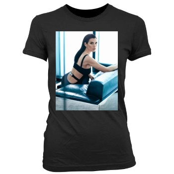 Julianna Margulies Women's Junior Cut Crewneck T-Shirt