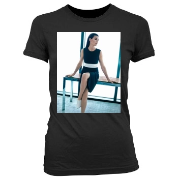 Julianna Margulies Women's Junior Cut Crewneck T-Shirt