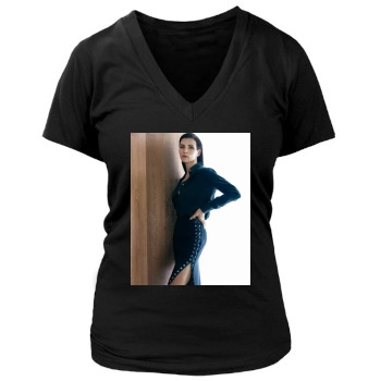 Julianna Margulies Women's Deep V-Neck TShirt