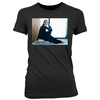 Julianna Margulies Women's Junior Cut Crewneck T-Shirt