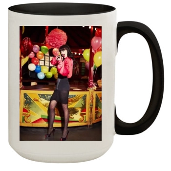 Eva Green 15oz Colored Inner & Handle Mug