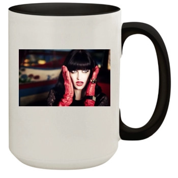 Eva Green 15oz Colored Inner & Handle Mug