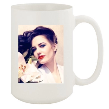 Eva Green 15oz White Mug