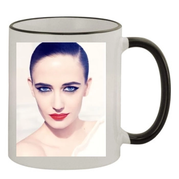 Eva Green 11oz Colored Rim & Handle Mug