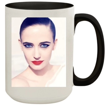 Eva Green 15oz Colored Inner & Handle Mug