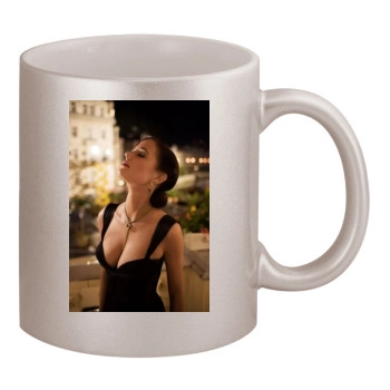 Eva Green 11oz Metallic Silver Mug