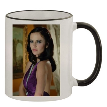 Eva Green 11oz Colored Rim & Handle Mug