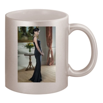 Eva Green 11oz Metallic Silver Mug