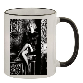 Eva Green 11oz Colored Rim & Handle Mug