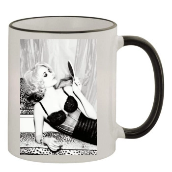 Eva Green 11oz Colored Rim & Handle Mug