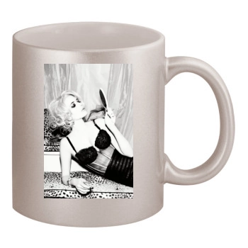 Eva Green 11oz Metallic Silver Mug