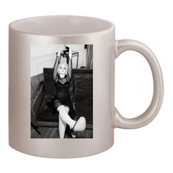 Eva Green 11oz Metallic Silver Mug