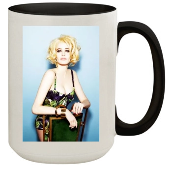 Eva Green 15oz Colored Inner & Handle Mug