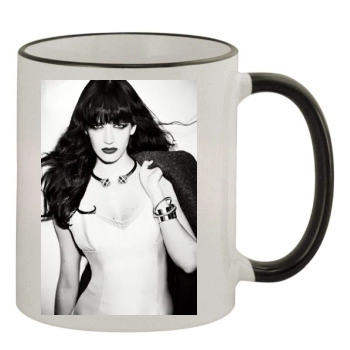 Eva Green 11oz Colored Rim & Handle Mug