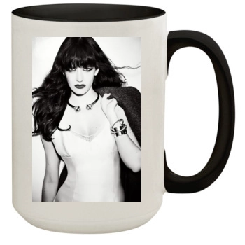 Eva Green 15oz Colored Inner & Handle Mug