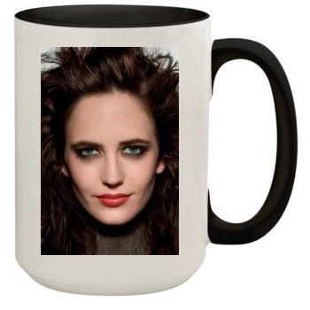 Eva Green 15oz Colored Inner & Handle Mug