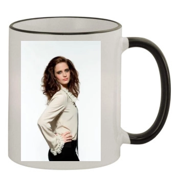 Eva Green 11oz Colored Rim & Handle Mug