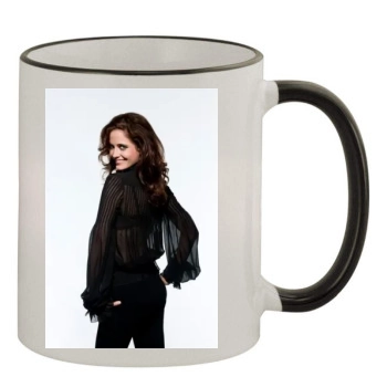 Eva Green 11oz Colored Rim & Handle Mug