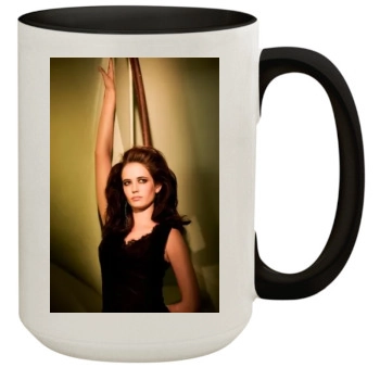 Eva Green 15oz Colored Inner & Handle Mug