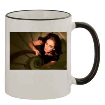 Eva Green 11oz Colored Rim & Handle Mug