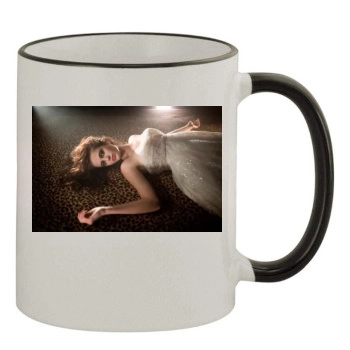 Eva Green 11oz Colored Rim & Handle Mug