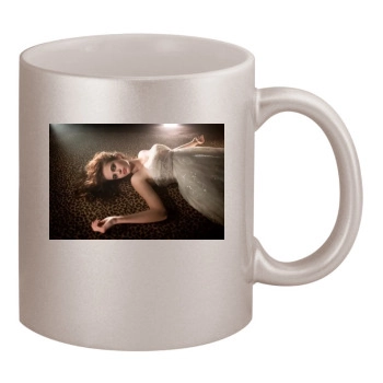 Eva Green 11oz Metallic Silver Mug