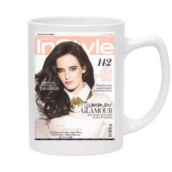 Eva Green 14oz White Statesman Mug