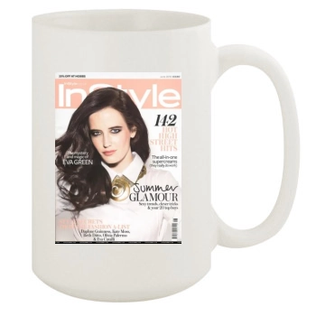 Eva Green 15oz White Mug