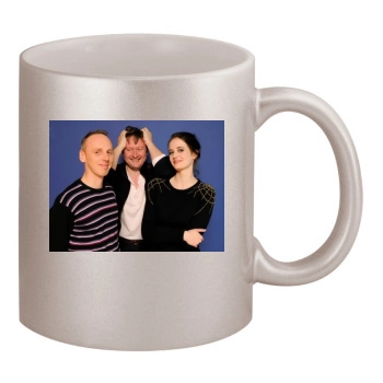 Eva Green 11oz Metallic Silver Mug