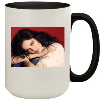 Eva Green 15oz Colored Inner & Handle Mug