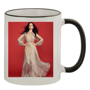 Eva Green 11oz Colored Rim & Handle Mug